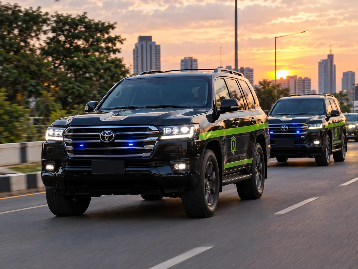 Private escort vehicles