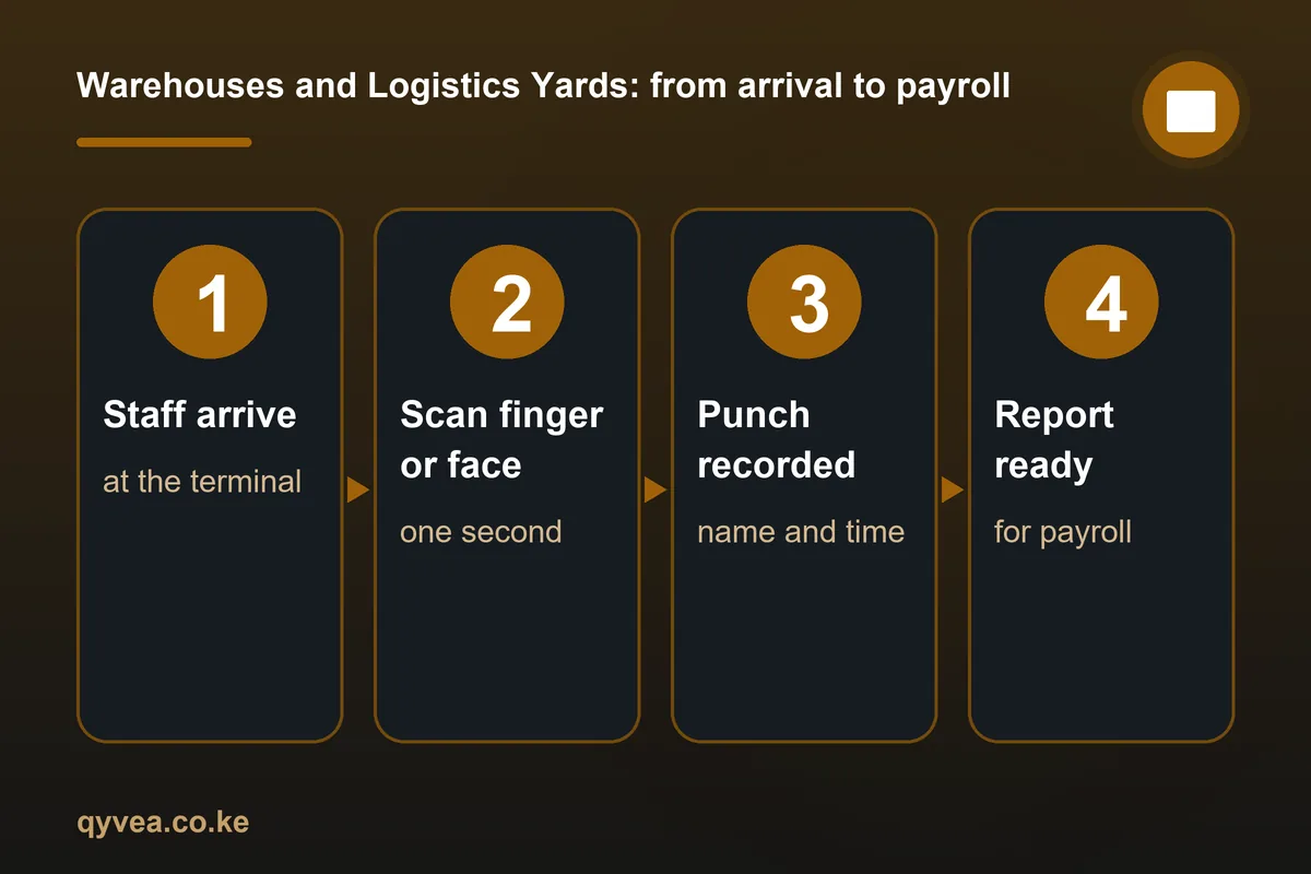 Warehouses and Logistics Yards: how it works, step by step
