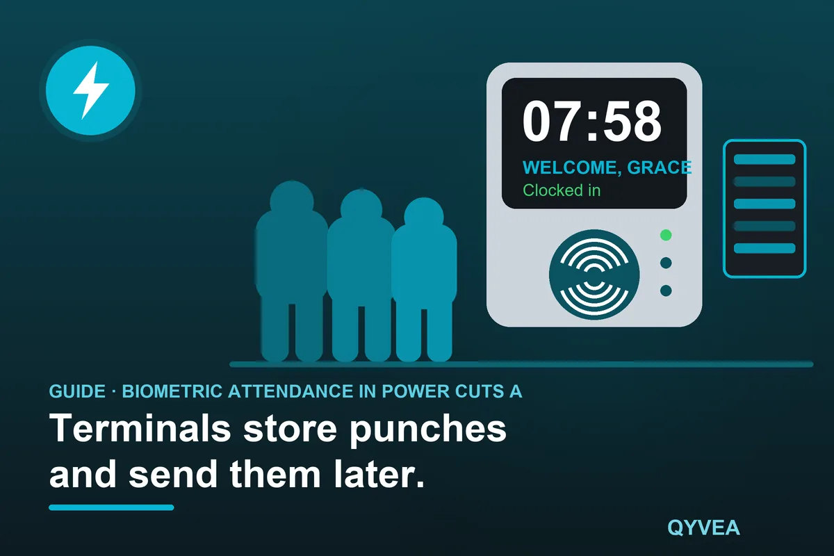 Biometric Attendance in Power Cuts and Weak Internet: Will It Work?: illustration