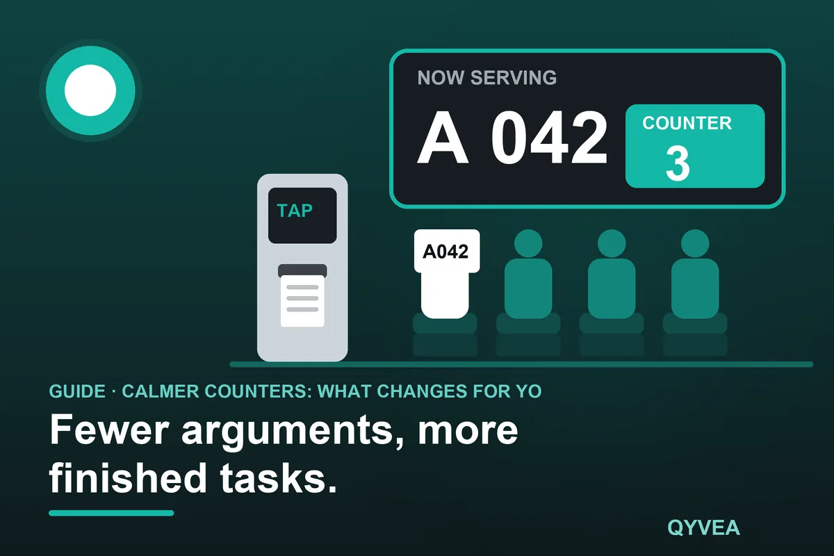 Calmer Counters: What Changes for Your Staff: illustration