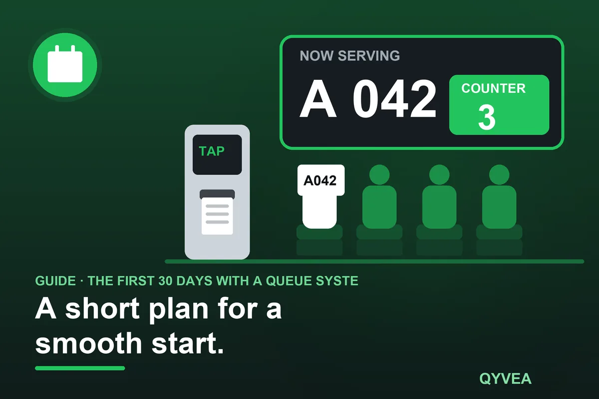The First 30 Days With a Queue System: illustration