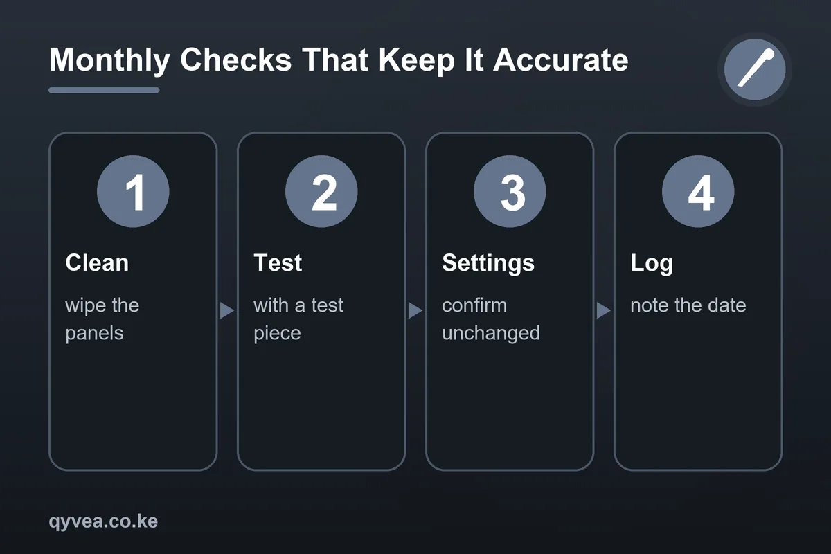 Monthly Checks That Keep It Accurate