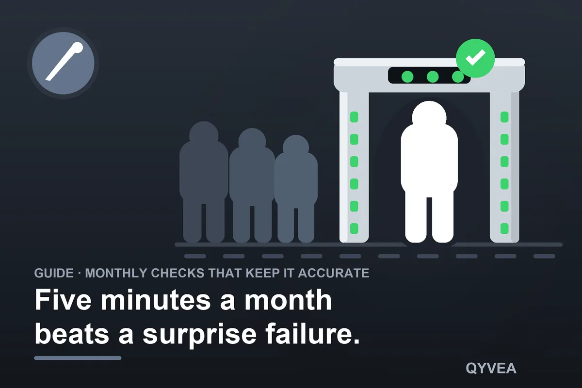 Monthly Checks That Keep It Accurate: illustration