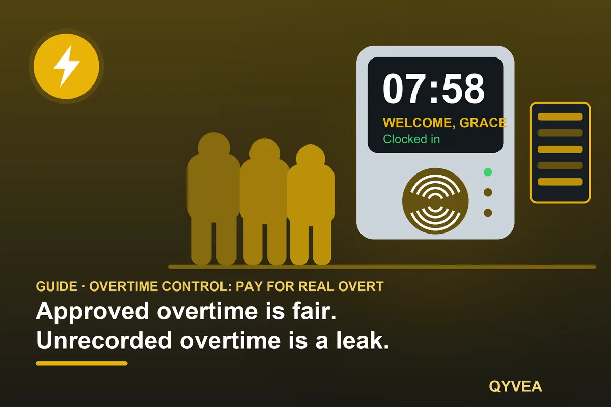 Overtime Control: Pay for Real Overtime Only: illustration