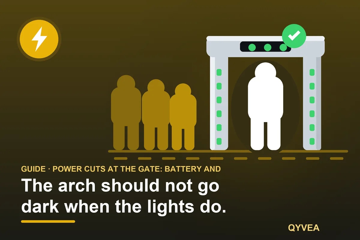 Power Cuts at the Gate: Battery and Backup: illustration