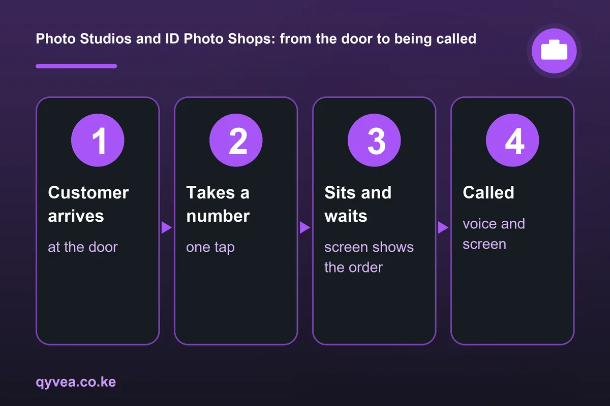 Photo Studios and ID Photo Shops: how it works, step by step