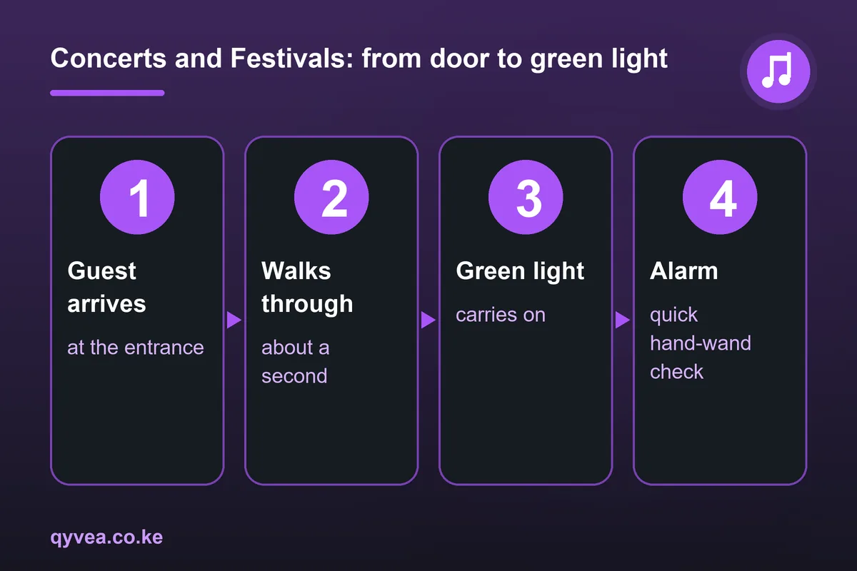 Concerts and Festivals: how it works, step by step