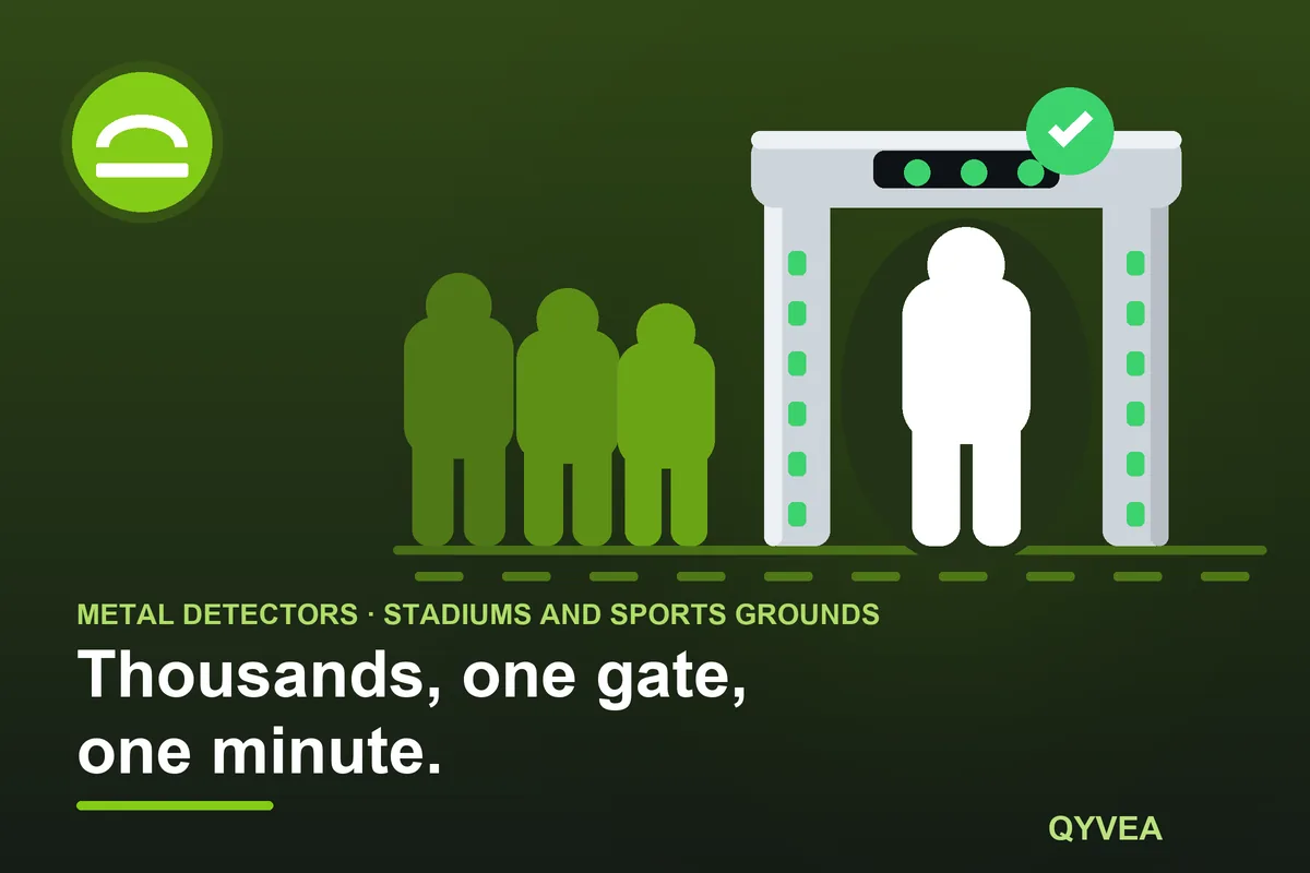 Walk-Through Metal Detector for Stadiums and Sports Grounds: illustration