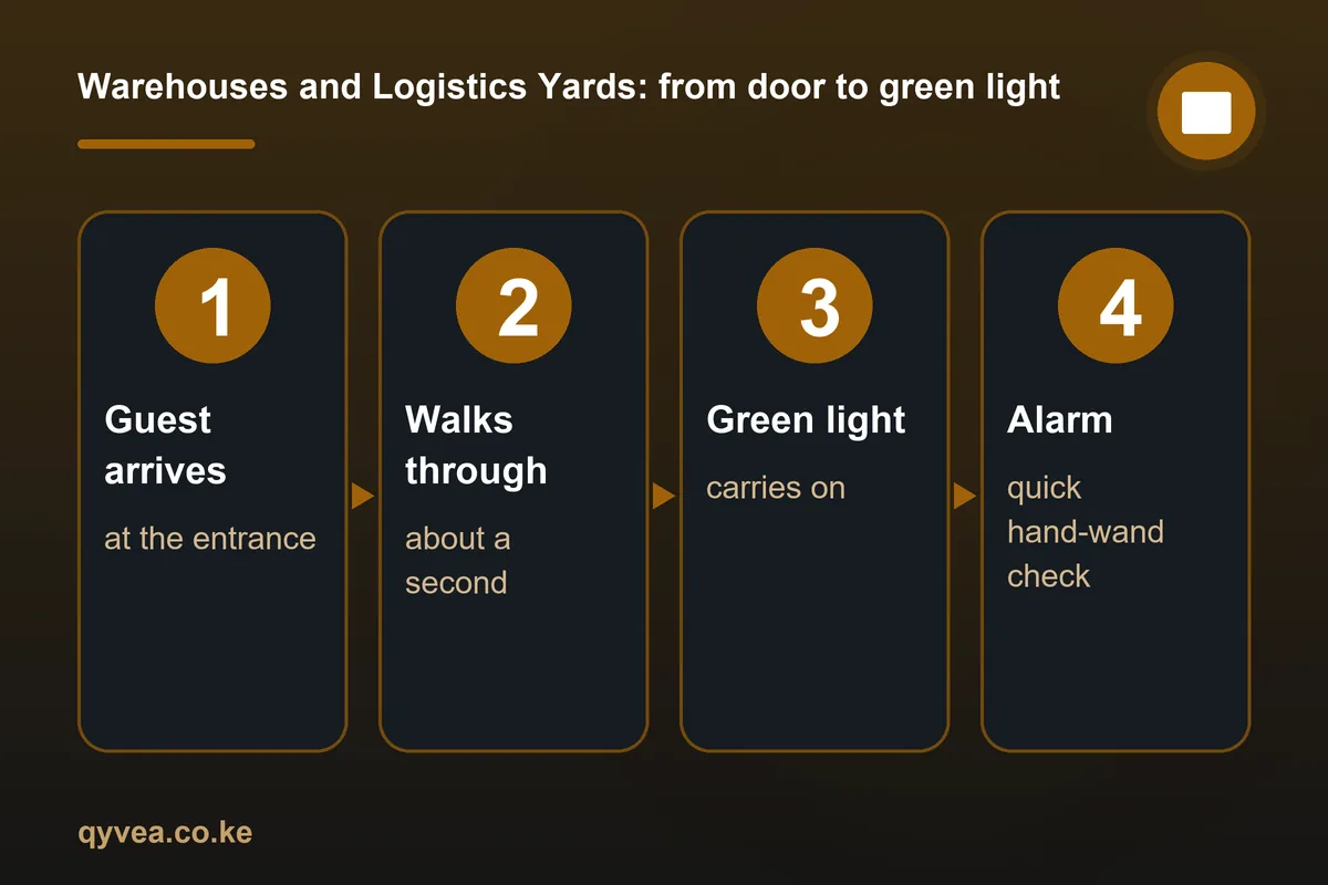 Warehouses and Logistics Yards: how it works, step by step