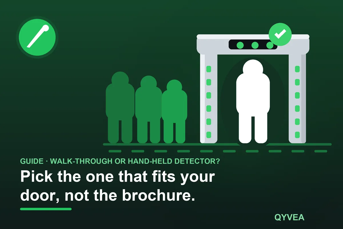 Walk-Through or Hand-Held Detector?: illustration